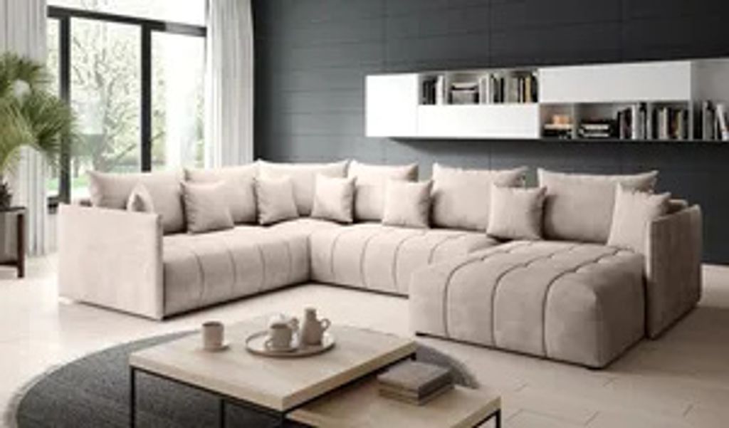 FurMeb -ASPEN BIS 339 x 188 cm - Groes Sofa mit Produktbild 