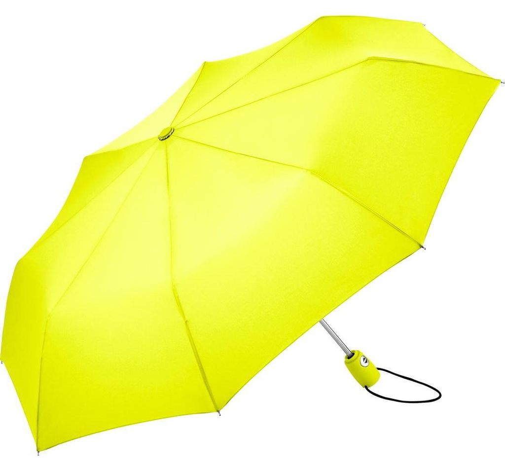 Fare - Tasche Mini Faltbarer Regenschirm LT3987 (28,5 cm x 97 cm) (Neon-Gelb)