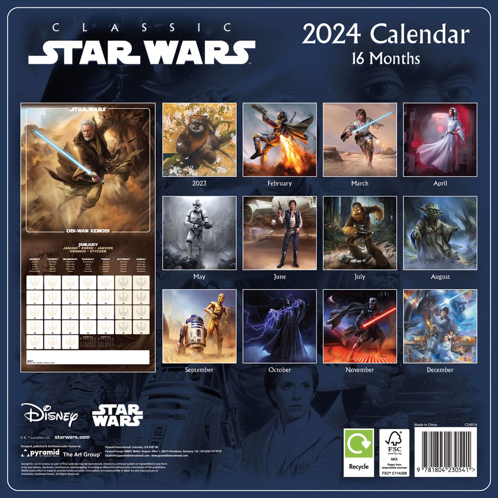 Star Wars Classic Kalender 2024 30x30 Kaufland.de