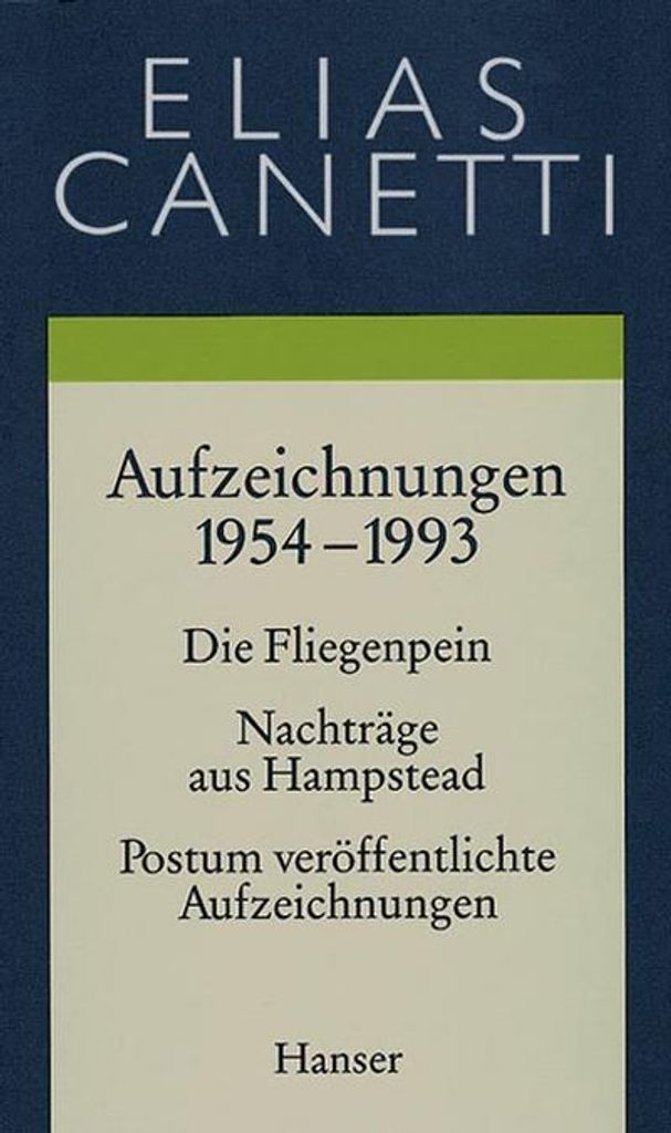 Gesammelte Werke Band 5: Aufzeichnungen 1954-1993