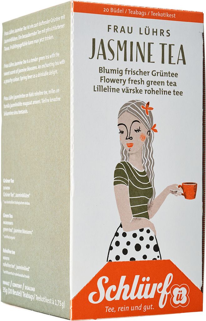 Schlürf - Büdel - Frau Lührs Jasmine Tea