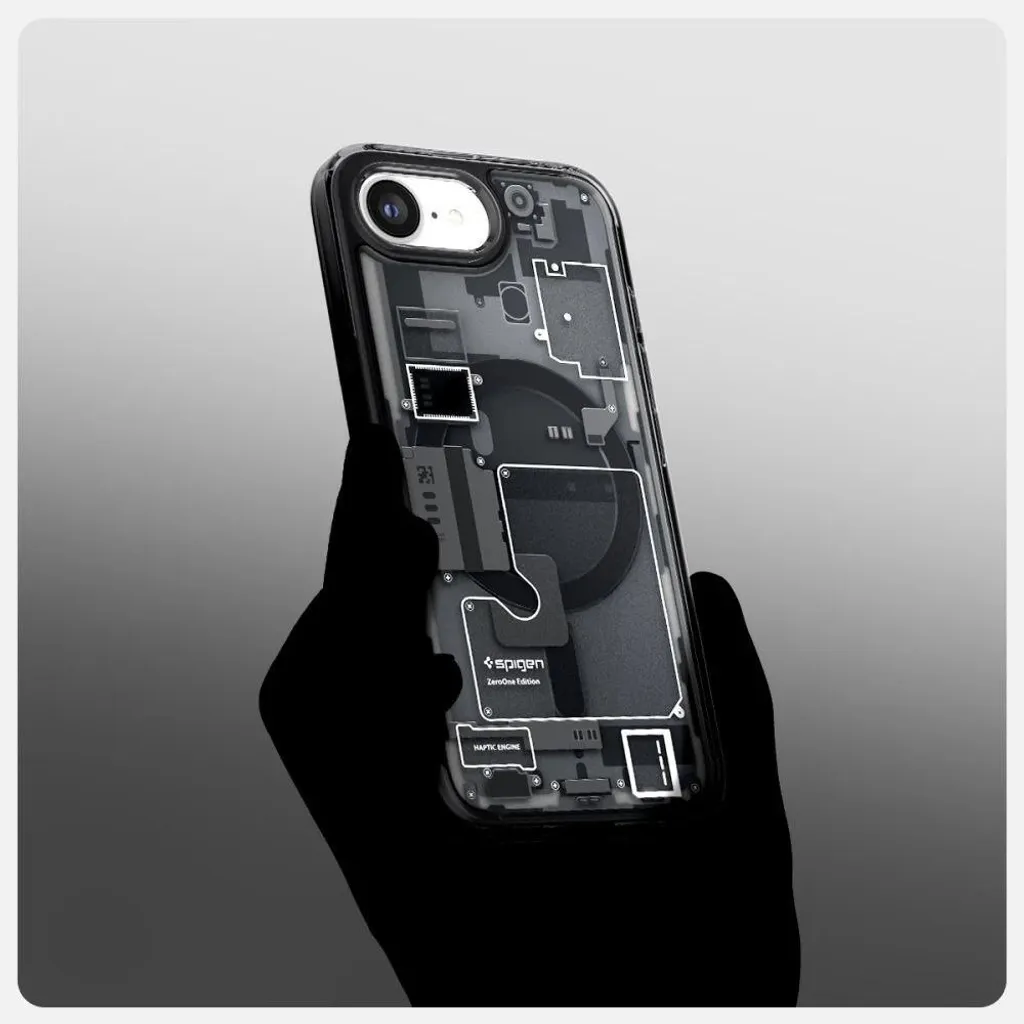 Protection iPhone 16E Coque Transparente MagSafe Spigen Ultra Hybrid - 10