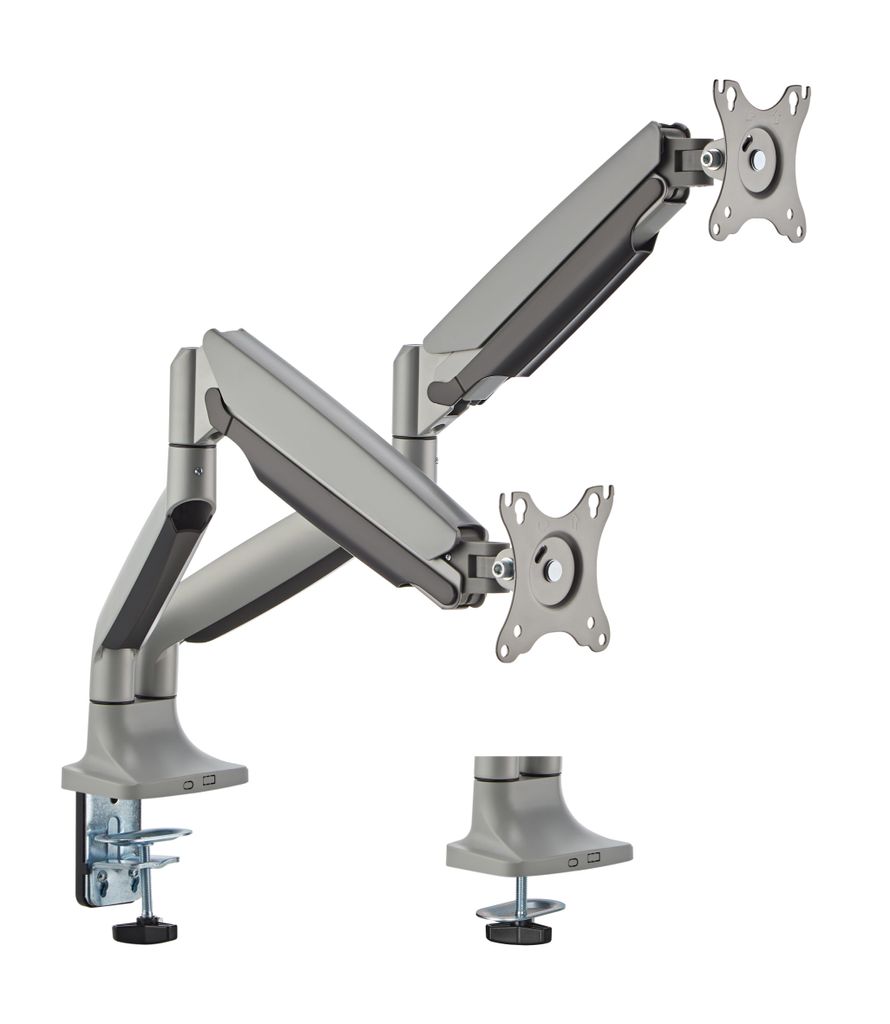 Dual Aluminium Gasdruck Monitor Tischhalterung 2x 35 Zoll Produktbild 