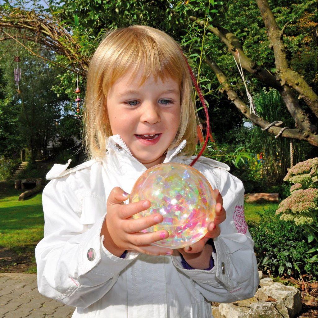 EduPlay Flummi-Ball "Diamant Regenbogen", Einzeln Produktbild 
