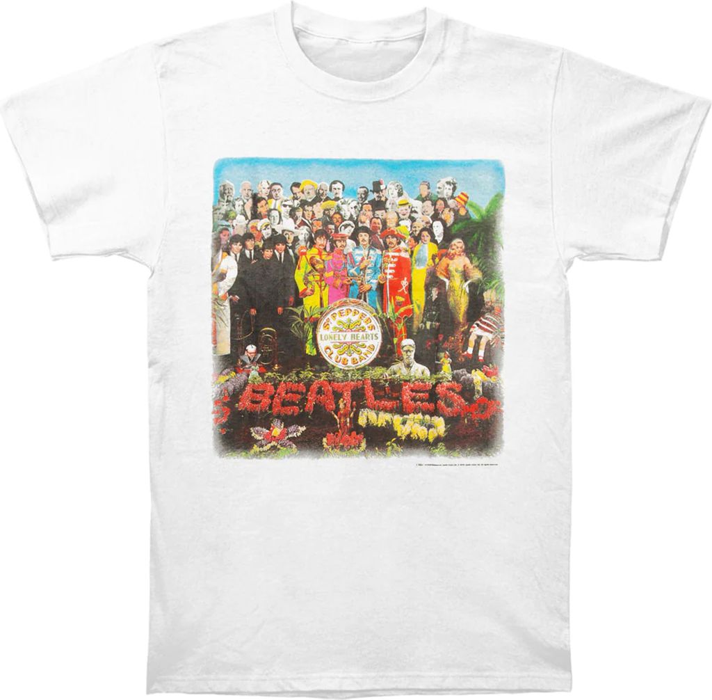 The Beatles - "Sgt Pepper" T-Shirt für Herren/Damen Uni RO2264 (M) (Weiß)