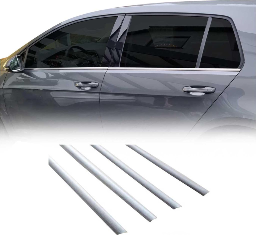Listwy okienne do VW Golf 2012-2019 stal nierdzewna Zdjęcie produktu 