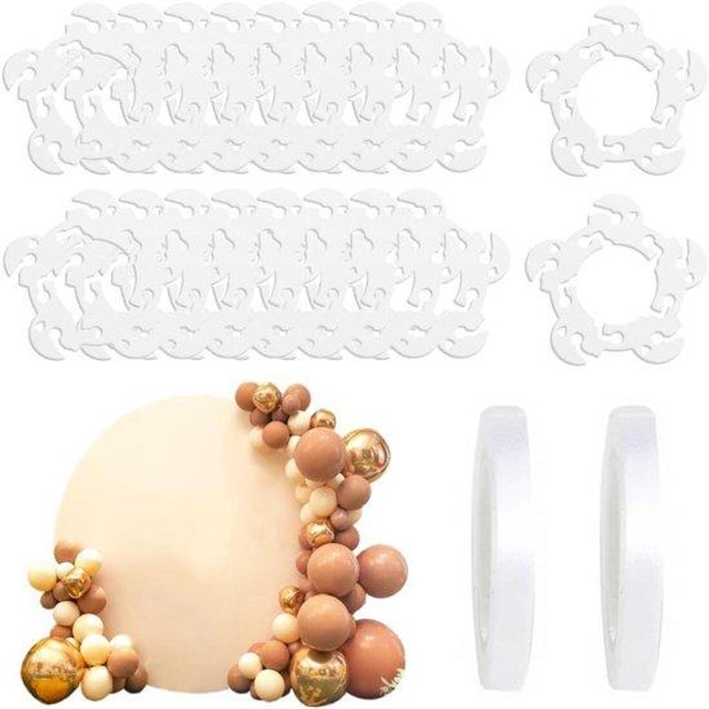 Ballonclips 100 Stück für Dekoration und Slingers