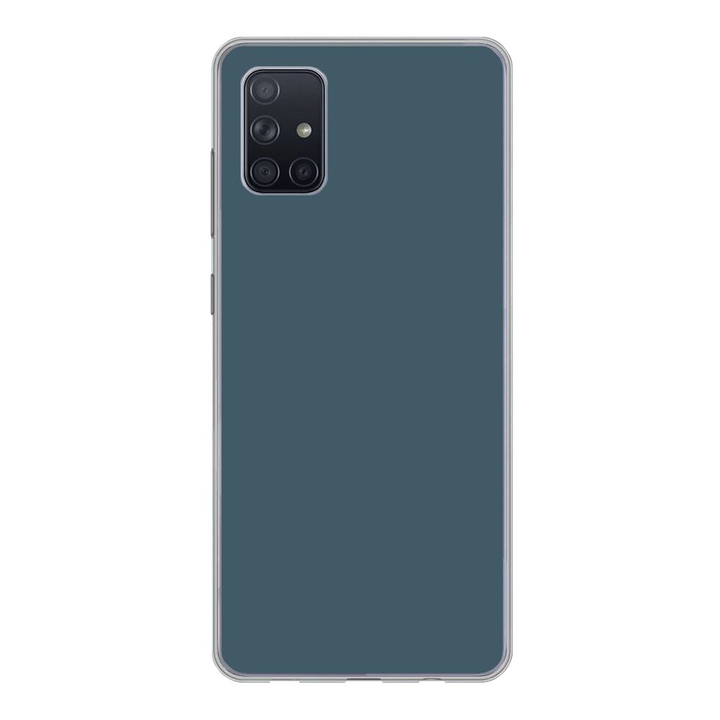 MuchoWow Handyhülle Schutzhülle Hülle für Samsung Galaxy A71 Oceana - Farben - Palette Silikon Softcase Handy Hülle - Kartenbesitzer