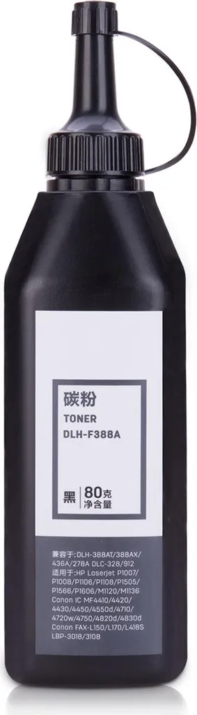 Polvere Toner DLH-F388A 80G - Kit Ricarica Universale Nero Plus