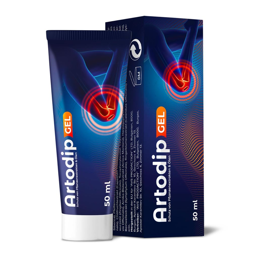 Artodip Gel - Premium – Teufelskralle, Beinwell & Arnika – Produktbild 