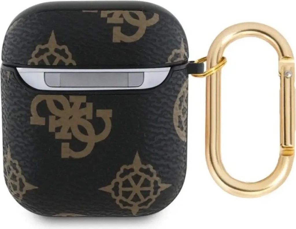 Guess GUA2PG4GPK AirPods 1/2 cover schwarz 4G Hook Schutzhülle
