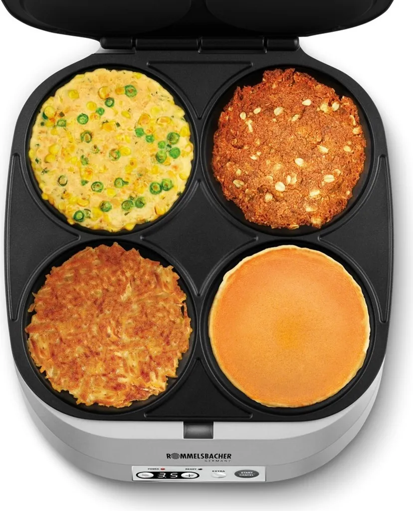 Pancake Maker Rommelsbacher PC 1800 pour Brunch et Petit-déjeuner