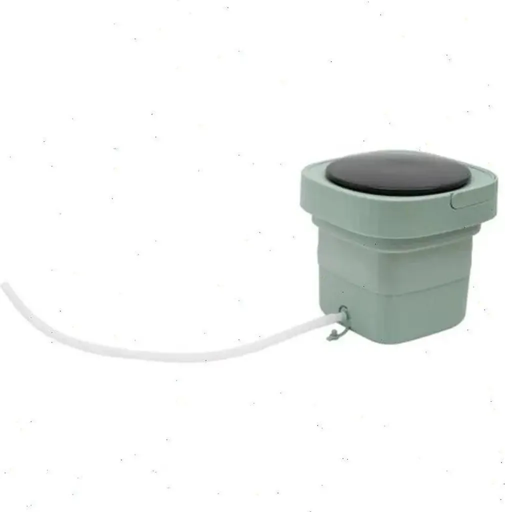 Machine à laver portable pliable 6L - Mini lave-linge bébé vert et compact - 6