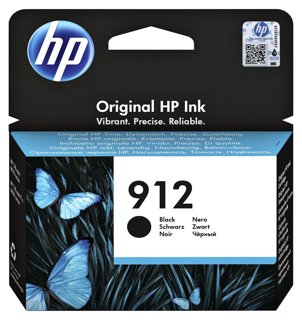 HP 912      Schwarz             Tintenpatrone 8,29ml Immagine del prodotto 