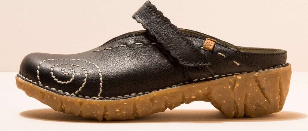 El naturalista Holzshuhe NG96 NATURAL GRAIN BLACK / Produktbild 
