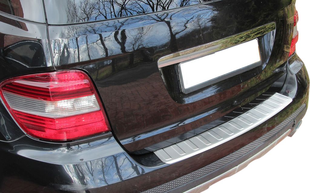 LADEKANTENSCHUTZ Edelstahl MATT Schutz für Mercedes M-Klasse W164 2005-2011