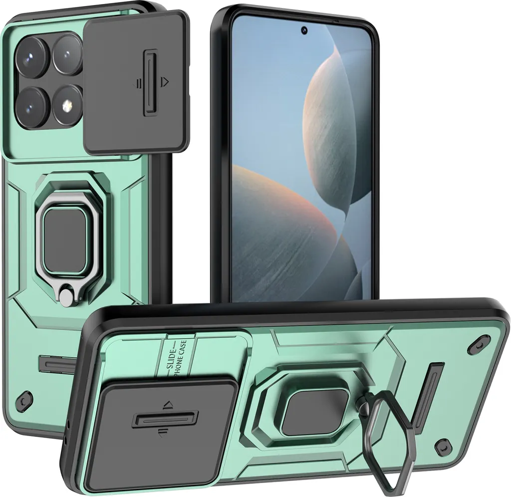 Custodia Antiurto Huawei Pura 70: Slider Fotocamera e Supporto Auto