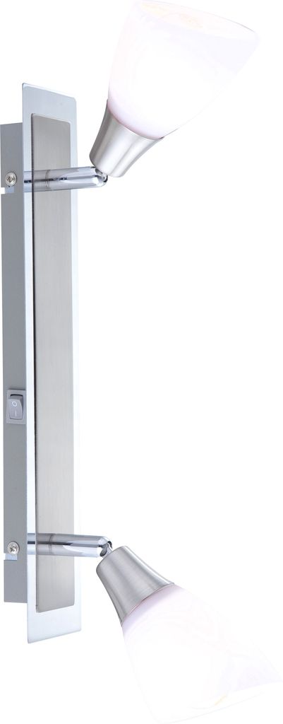 Globo Frank Strahler Chrom Nickel matt, 2xE14; 5450-2