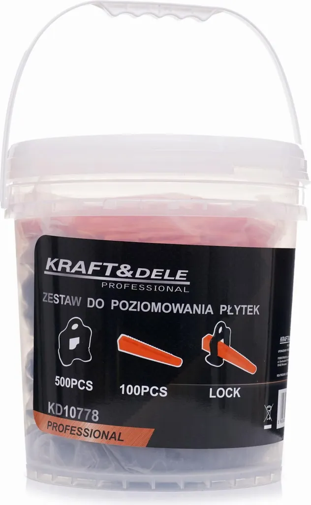 Kraft&Dele KD10778: Sistema Professionale Livellamento Piastrelle 600pz