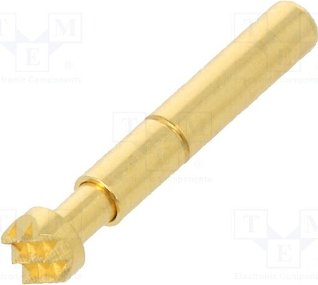 1x Prüfnadel Arbeitshub: 1,2mm Hub max: 1,5mm Minimalr: 2,54mm 3A TK 0039 SH H 1,