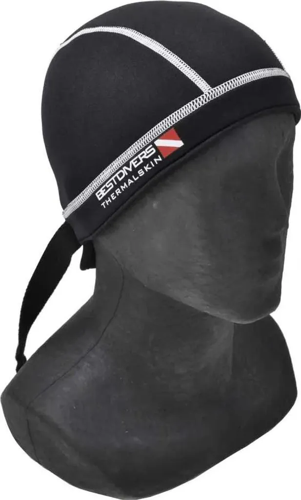 Bonnet de Plongée en Néoprène Souple 3mm Noir Best Divers Taille S-M