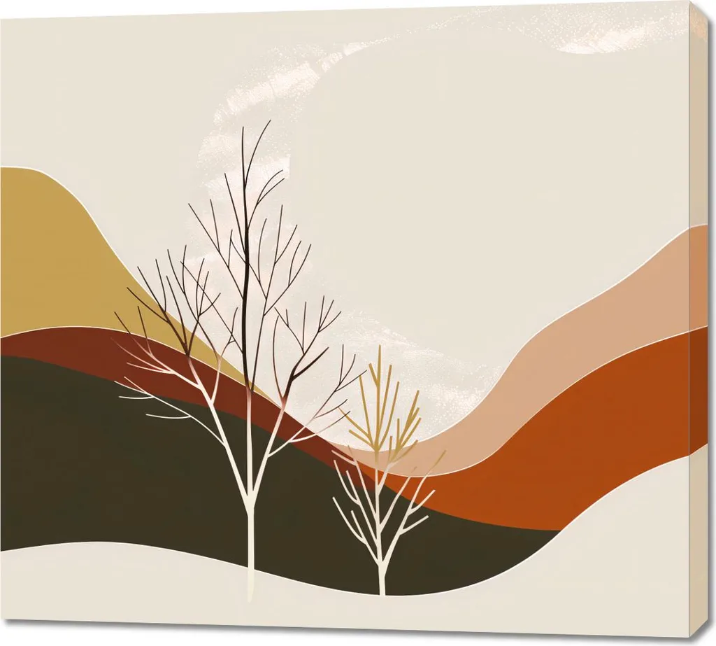 Image Désert Sieht 100x90 cm : Habillez vos Grands Murs avec Élégance