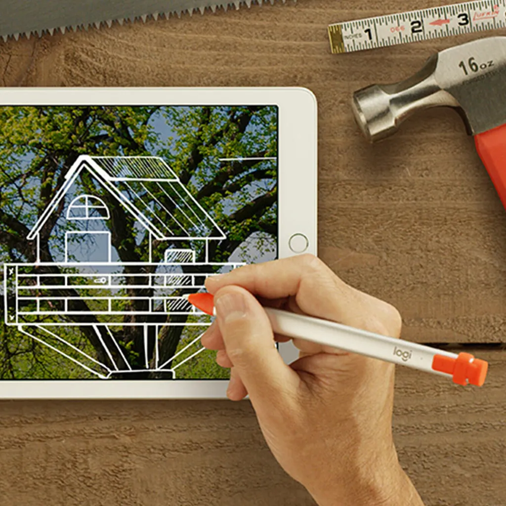 Stylet Numérique Logitech Crayon Idéal Prise de Notes et Dessin sans Fil iPad - 8