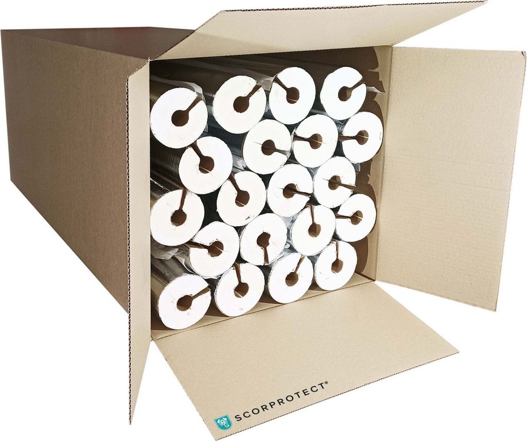 Scorprotect® voller Karton Alu PUR Rohrschale / Produktbild 