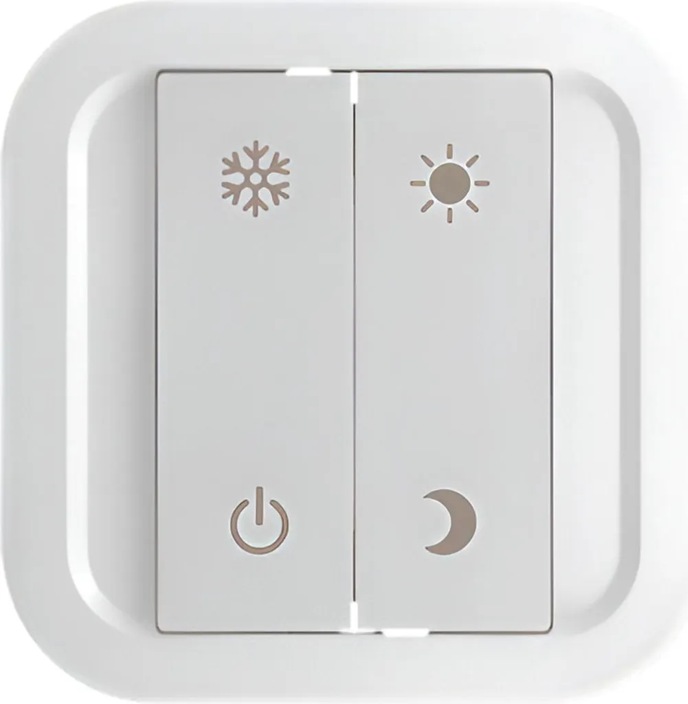 Nodon Interrupteur Mural Zigbee 2 Boutons Blanc pour Maison Connectée - 4