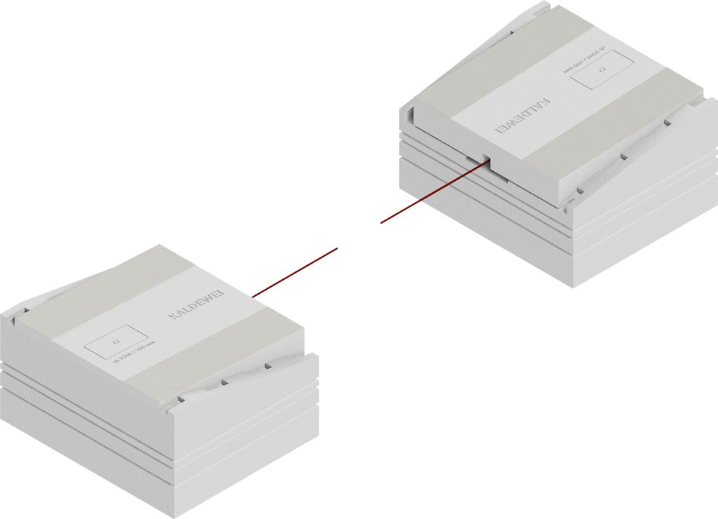 KALDEWEI Duschwannen Mitten-Abstütz-System