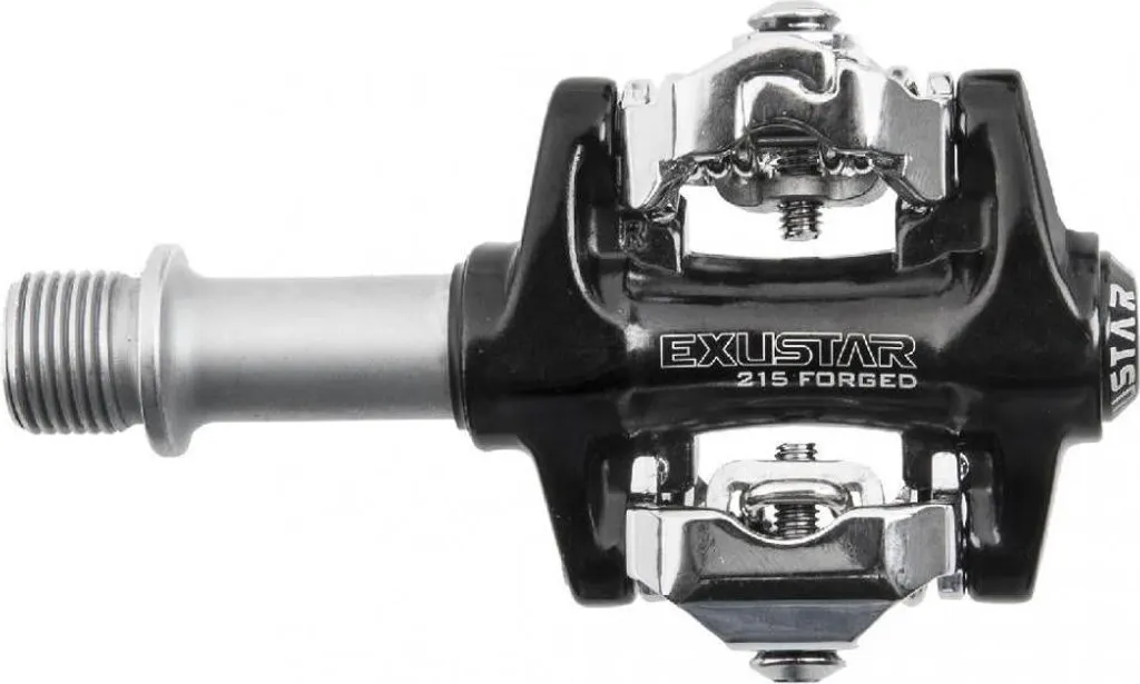 Pédale EXUSTAR E-PM215 noire pour améliorer votre confort à vélo VTT