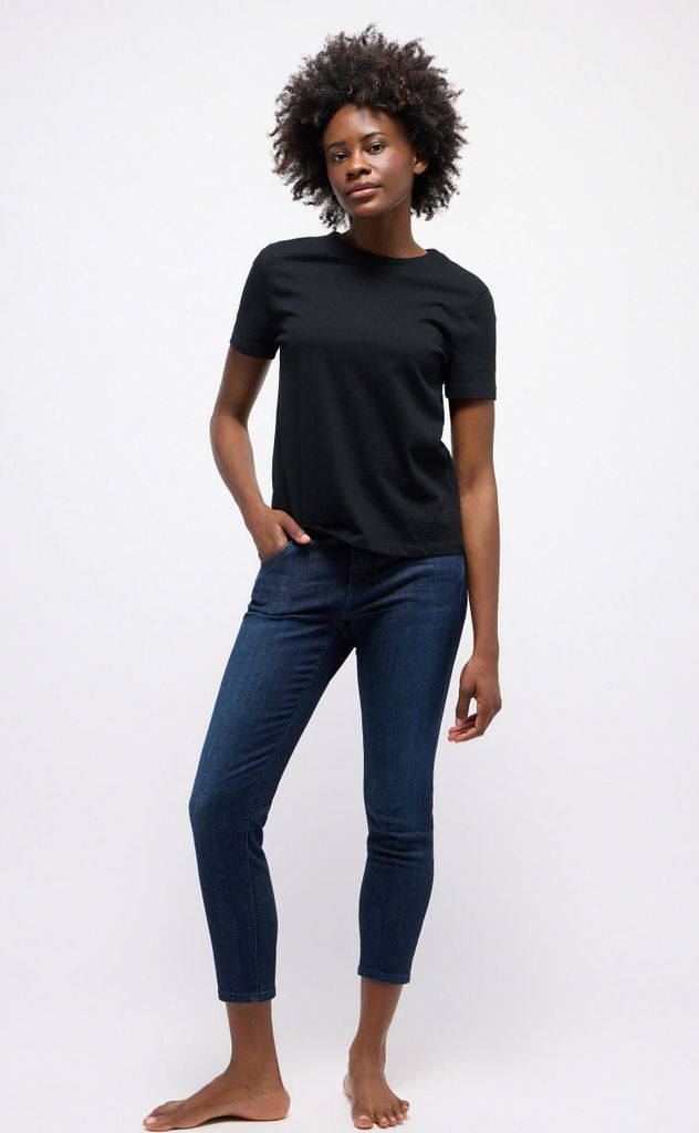 ANGELS JEANS STRETCH ORNELLA dark indigo used 346 680007.3158 36