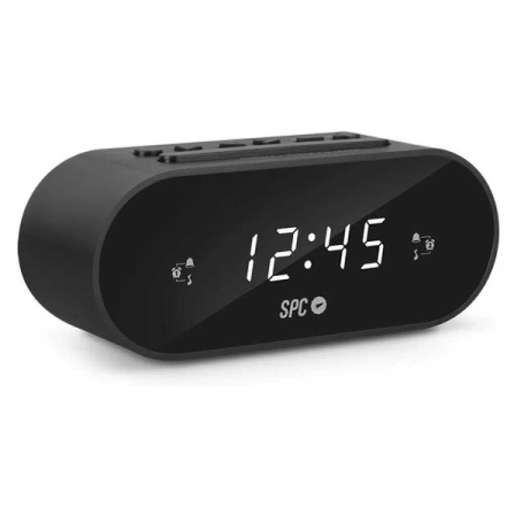 Radiosveglia SPC 4585N Frodi | Display Rosso Leggibile e Radio FM
