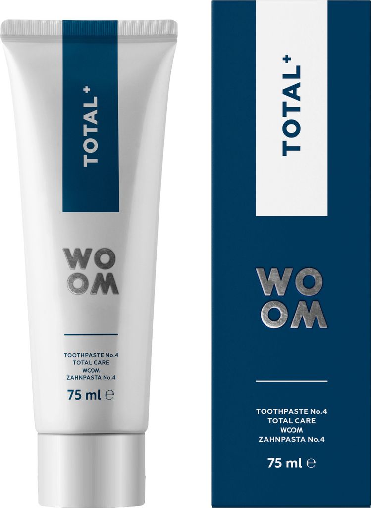 WOOM TOTAL+ Remineralizing Complex Care Toothpaste with Hydroxyapatite 75ml