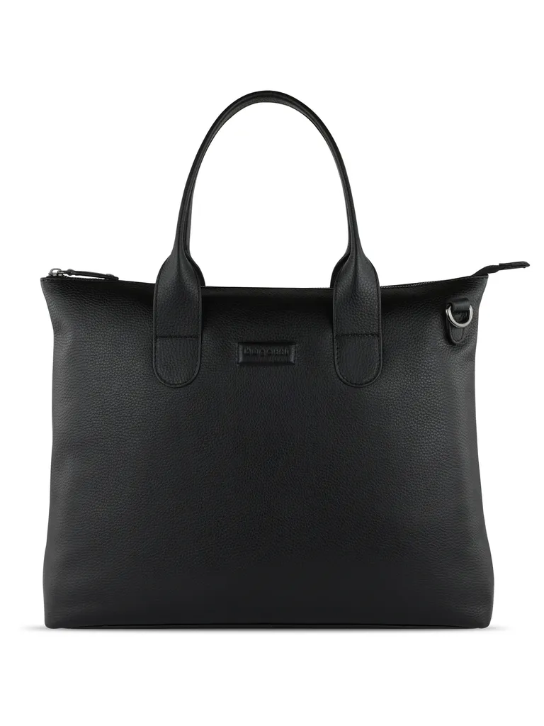 Bugatti Elsa Shopper Noir - Sac à Main Élégant pour Femme en Simili Cuir