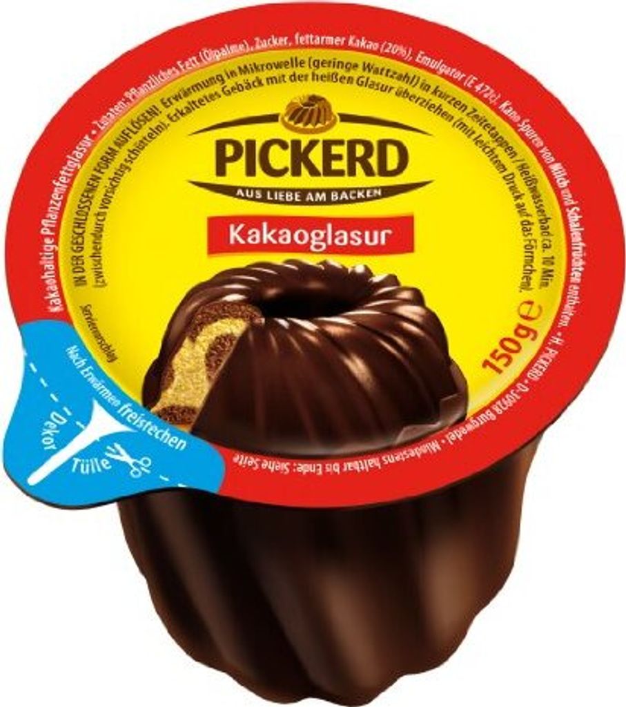 Pickerd kakaová poleva, balenie po 5 ks (5 x 150 g) Obrázok produktu 
