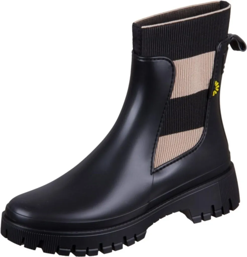 Lemon Jelly Selena - Bottines Noires Vegan Parfumées et Imperméables