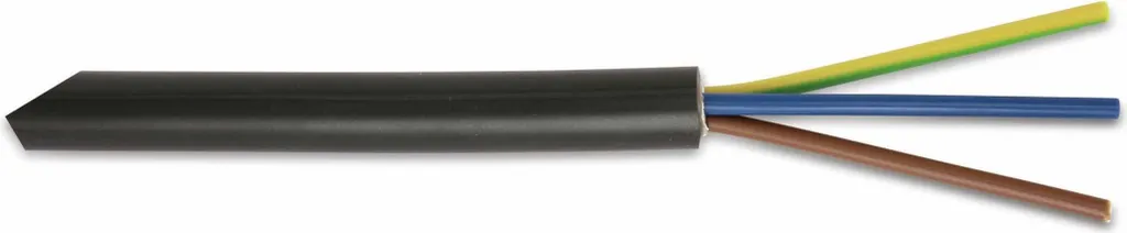 Câble NYY-J 3x1,5mm² 25m - Protection contre l'humidité et la corrosion