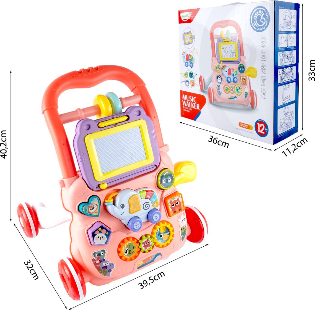 Malplay Laufernwagen Lerntaffel Interactive Zeichentisch Produktbild 2