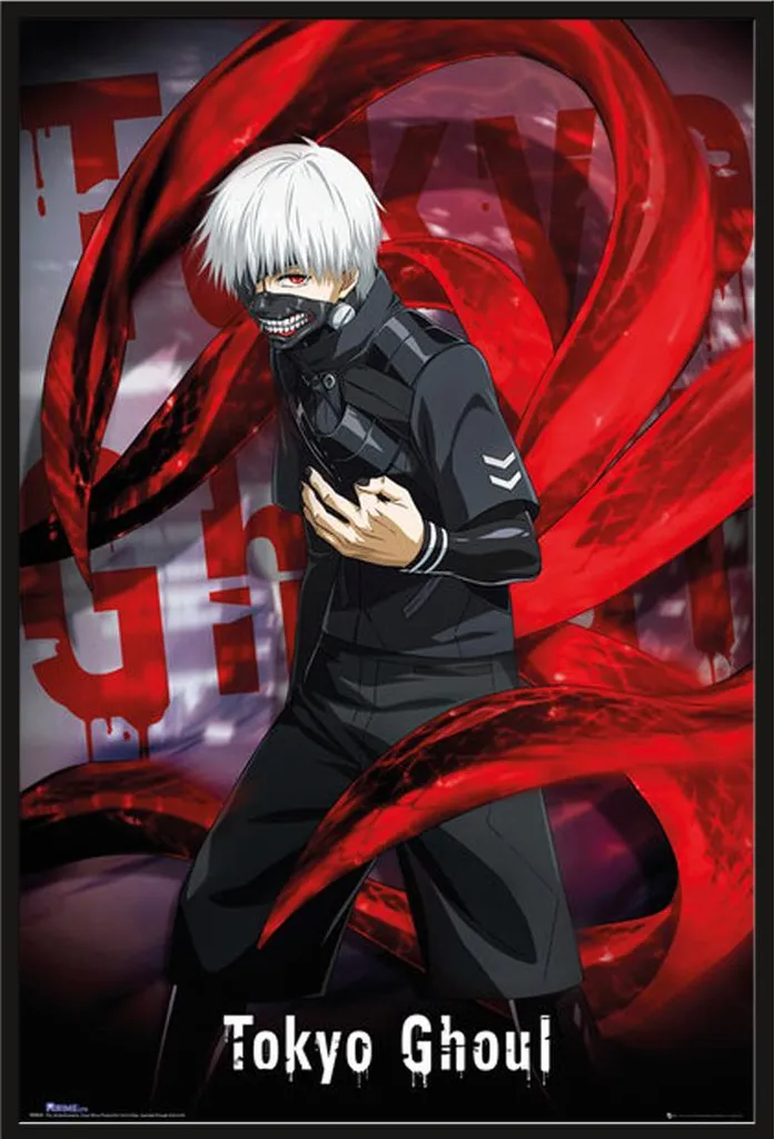 Poster Tokyo Ghoul Ken Kaneki - Cadre Anti-Poussière Shinsuke Plastique