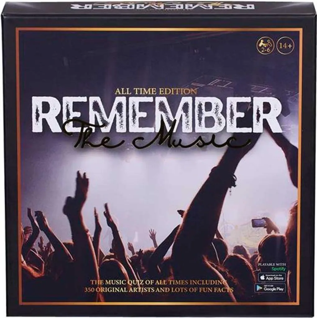 Jeu éducatif Remember the Music en carton coloré pour enfant