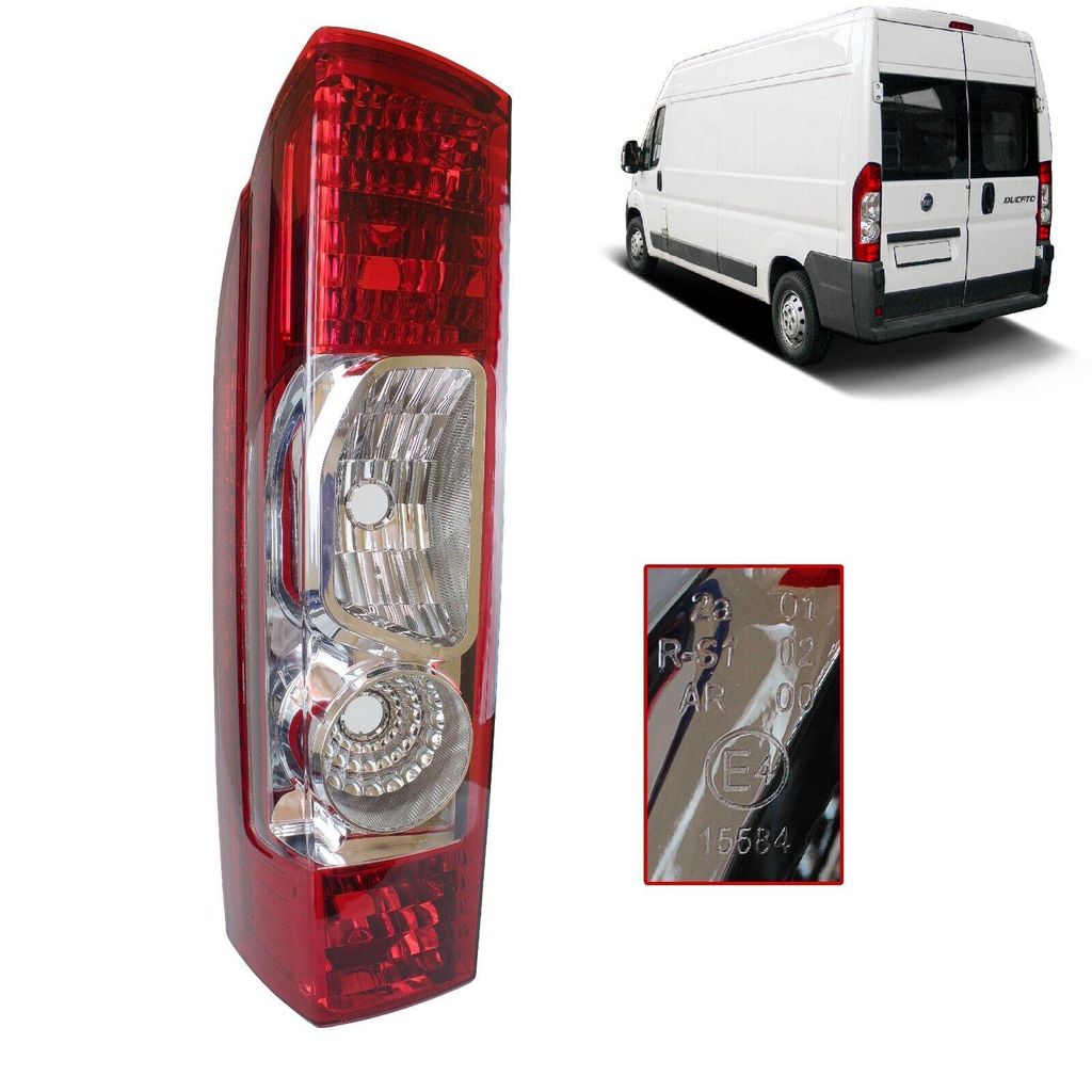 Für Peugeot Boxer Rücklicht Rückleuchte Heckleuchte Links 2006-2013 E-Prüf E4