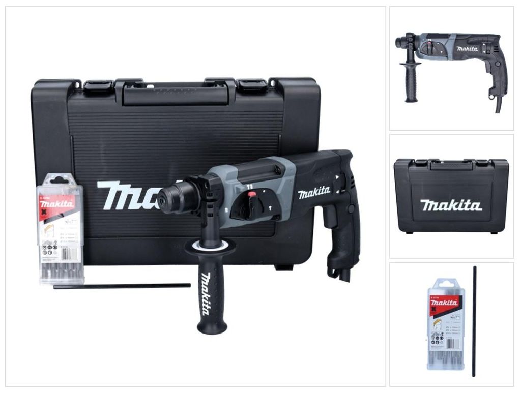 Makita HR2470BX40, SDS Plus, Černá, Šedá, 2,4 cm, 1100 Obrázek produktu 