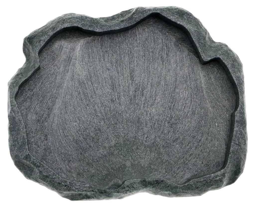 Futternapf für Reptilien, Wasserschale aus Harz für Schildkröten, Eidechsen, Frösche, Geckos, Spinnen und Skorpione, Größe M