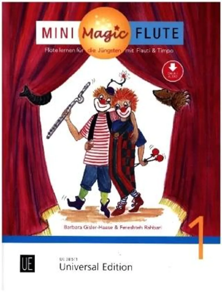 Flûte enchantée Mini Magic Flute 1 en résine légère pour jeunes élèves
