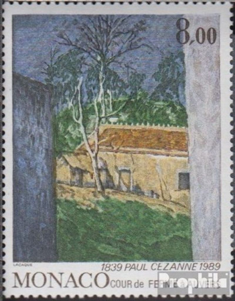Briefmarken Monaco 1989 Mi 1933 (kompl.Ausg.) postfrisch Paul Czeanne