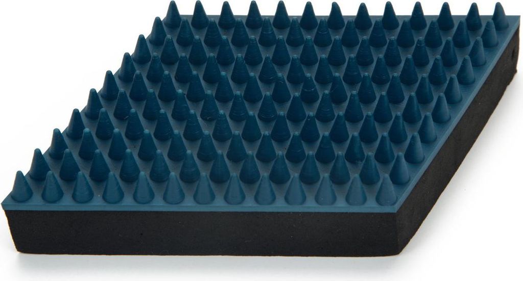 Beeztees Massagebürste - Hund - mint - L - 15x10x3 cm
