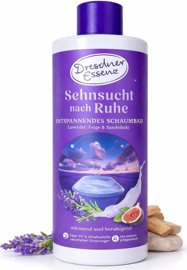 Dresdner Essenz „Sehnsucht nach Ruhe“ – Schaumbad 500 ml