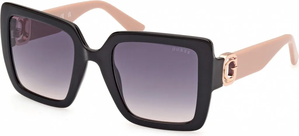 Guess GU00103 05W lunettes solaires rectangulaires en acétate noir
