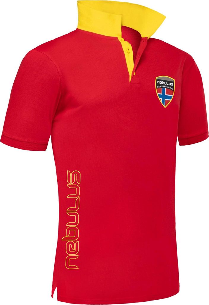 Nebulus Poloshirt ALEX Herren, Shirt, Sweatshirt, Polo, P4981 - Herren, rot, S